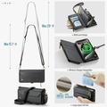 iPhone 15 Pro CaseMe C36 RFID Taske / Etui m. Pung - Sort