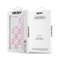 iPhone 15 Pro DKNY Liquid Glitter Ternet Mønster Cover