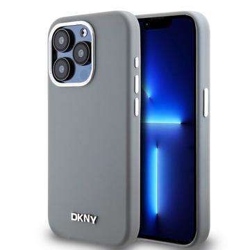 iPhone 15 Pro DKNY Liquid Silicone Metal Logo Cover - Magsafe-kompatibel