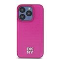 iPhone 15 Pro DKNY Repeat Pattern Stack Logo Cover - MagSafe-kompatibel