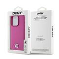 iPhone 15 Pro DKNY Repeat Pattern Stack Logo Cover - MagSafe-kompatibel