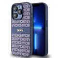iPhone 15 Pro DKNY Repeat Pattern Tonal Stripe Cover - Blå