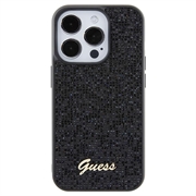 iPhone 15 Pro Guess Disco Metal Script Logo Cover