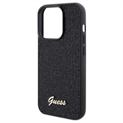 iPhone 15 Pro Guess Disco Metal Script Logo Cover