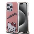 iPhone 15 Pro Hello Kitty IML Daydreaming Cover - Lyserød