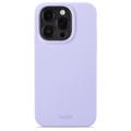 iPhone 15 Pro Holdit Silikone Cover - lavendel