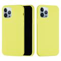 iPhone 15 Pro Liquid Silicone Cover - Gul