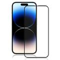 iPhone 15 Pro Max Mocolo Full Size Hærdet Glas - 9H - Sort Kant