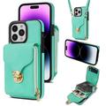 iPhone 15 Pro Max Alt-i-et cover med pung og rem