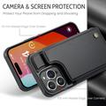 iPhone 15 Pro Max Caseme C22-etui RFID-kortpung - sort