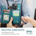 iPhone 15 Pro Max Caseme C22-etui RFID-kortpung - grøn