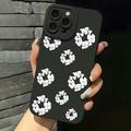 iPhone 15 Pro Max TPU-cover med bomuldskrans - sort