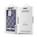 iPhone 15 Pro Max DKNY Ternet Mønster og Stribe Cover - Blå