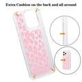 iPhone 15 Pro Max Fashion TPU Cover - Pink Leopard