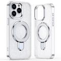 iPhone 15 Pro Max Glitter Hybrid cover med kickstand - MagSafe-kompatibel