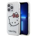 iPhone 15 Pro Max Hello Kitty IML Kitty Hoved Cover - Hvid