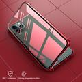 iPhone 15 Pro Max Magnetisk Cover med Hærdet Glas - Sort