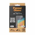 iPhone 15 Pro Max PanzerGlass Ultra-Wide Fit EasyAligner Hærdet Glas - Sort Kant