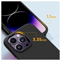 iPhone 15 Pro Saii Premium MagSafe Liquid Silikone Cover - Sort