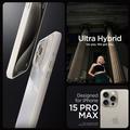 iPhone 15 Pro Max Spigen Ultra Hybrid Cover - Titanium Natural