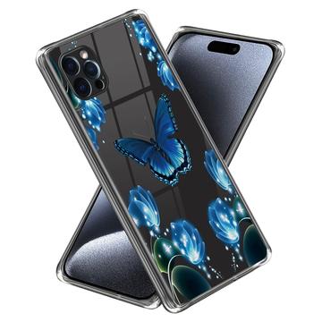 iPhone 15 Pro Max Stilfuld Ultra-Slim TPU Cover
