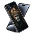 iPhone 15 Pro Max Stilfuld Ultra-Slim TPU Cover - Lion