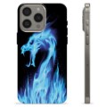 iPhone 15 Pro Max TPU Cover - Blå Ild Drage