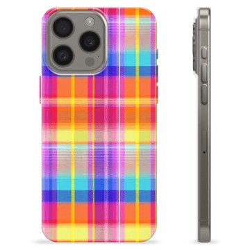 iPhone 15 Pro Max TPU Cover - Flannel Skjorte