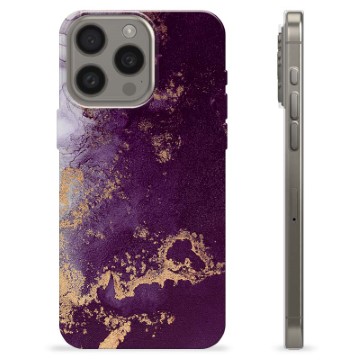 iPhone 15 Pro Max TPU Cover - Gylden Plomme