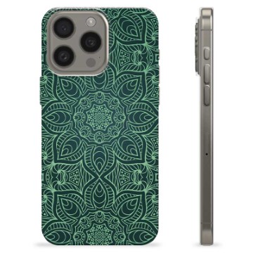 iPhone 15 Pro Max TPU Cover - Grøn Mandala