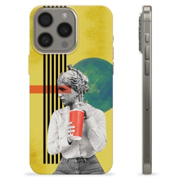 iPhone 15 Pro Max TPU Cover - Retro Kunst