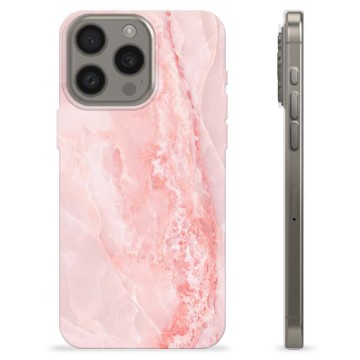 iPhone 15 Pro Max TPU Cover - Rose Marmor