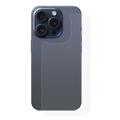 iPhone 15 Pro Max Skærmbeskyttelse Hærdet Glas til Bagcoveret - 9H - Klar