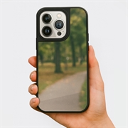 iPhone 15 Pro Spejl Cover - MagSafe-kompatibel - Sort