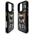 iPhone 15 Pro Nimmy Friends Cool&Cute 2.0 Hund Cover - Sort