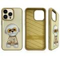 iPhone 15 Pro Nimmy Friends Glasses Cool Hund Cover - Kaki