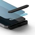 iPhone 15 Pro Ringke TG Privacy skærmbeskytter i hærdet glas - sort kant