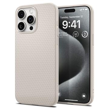 iPhone 15 Pro Spigen Liquid Air TPU Cover - Titanium Natural
