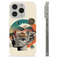 iPhone 15 Pro TPU Cover - Abstrakt Collage