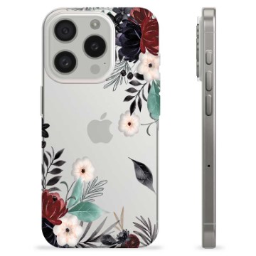 iPhone 15 Pro TPU Cover - Efterårsblomster