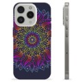iPhone 15 Pro TPU Cover - Farverig Mandala