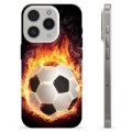iPhone 15 Pro TPU Cover - Fodbold Flamme