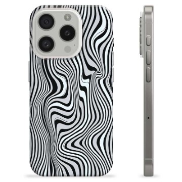 iPhone 15 Pro TPU Cover - Fascinerende Zebra