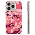 iPhone 15 Pro TPU Cover - Pink Camouflage