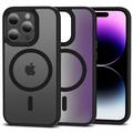 iPhone 15 Pro Tech-Protect Magmat Cover - MagSafe Kompatibel - Mat Sort