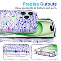 iPhone 15 Pro Wave-Edge Laser Glitter MagSafe Cover - stjerne