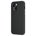 iPhone 15 Saii Premium MagSafe Liquid Silikone Cover - Sort