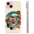 iPhone 15 TPU Cover - Abstrakt Collage