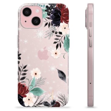 iPhone 15 TPU Cover - Efterårsblomster