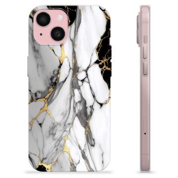 iPhone 15 TPU Cover - Calacatta